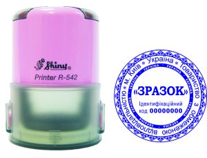 Печатка для ТОВ/ФОП/ПП з автоматичною оснасткою  Shiny R-542TOV25-SHOC-0008