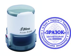 Печатка товариства ТОВ з автоматичною оснасткою Shiny R-542TOV25-SHOC-00013